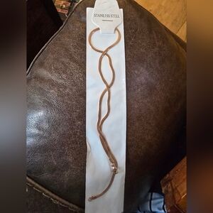 Rose Gold Stainless Steel Necklace